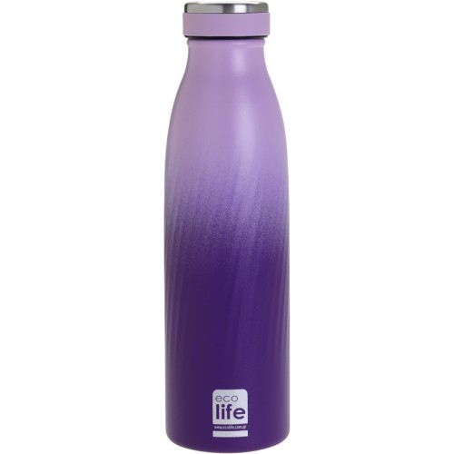 eco life Μπουκάλι Θερμός 500Ml - Purple Ombre 33-BO-3042 5208009002475