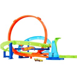 Mattel Hot Wheels Πίστα Σούπερ Extreme Λουπ, Action Loop Cyclone Challenge Track Set HTK16 194735191994