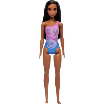 Mattel Barbie Beach Doll Κούκλα Με Μωβ Μαγιό DWJ99 / HPV20 194735168002