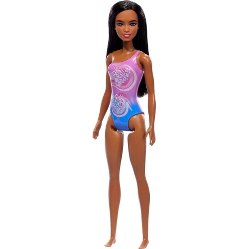 Mattel Barbie Beach Doll Doll With Purple Swimsuit DWJ99 / HPV20 194735168002