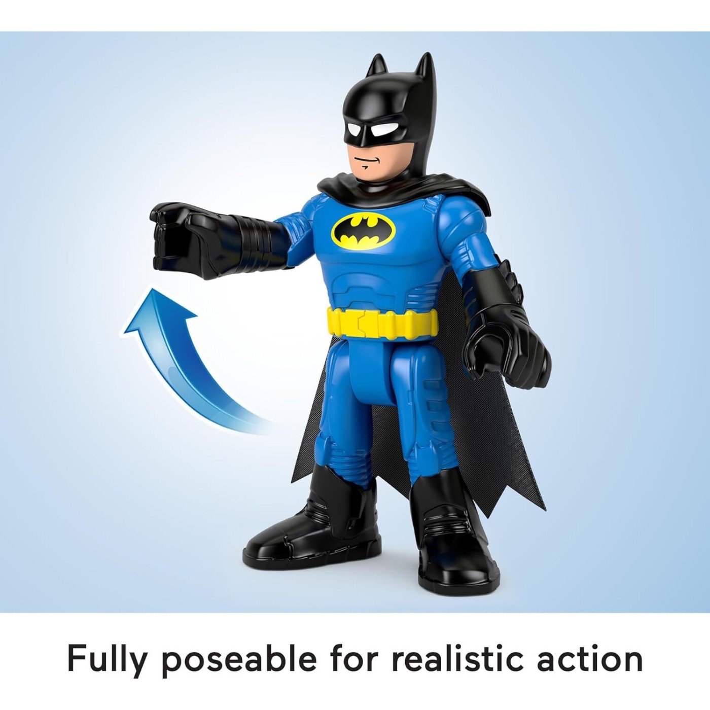 Mattel Imaginext DC Super Friends Batman XL Toy 10-Inch Poseable Figure ...