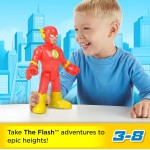 Mattel Imaginext DC Super Friends The Flash XL Toy 10-Inch Poseable Figure For Preschool Pretend Play Ages 3+ Years GPT41 / HXH3