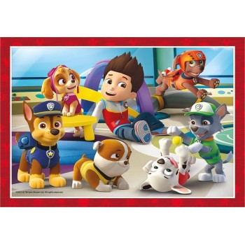 Clementoni παιδικό παζλ 4 in 1 supercolor nickelodeon paw patrol 12-16-20-24 τμχ 1200-21513 8005125215133