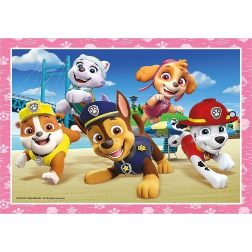 Clementoni παιδικό παζλ 4 in 1 supercolor nickelodeon paw patrol 12-16-20-24 τμχ 1200-21513 8005125215133
