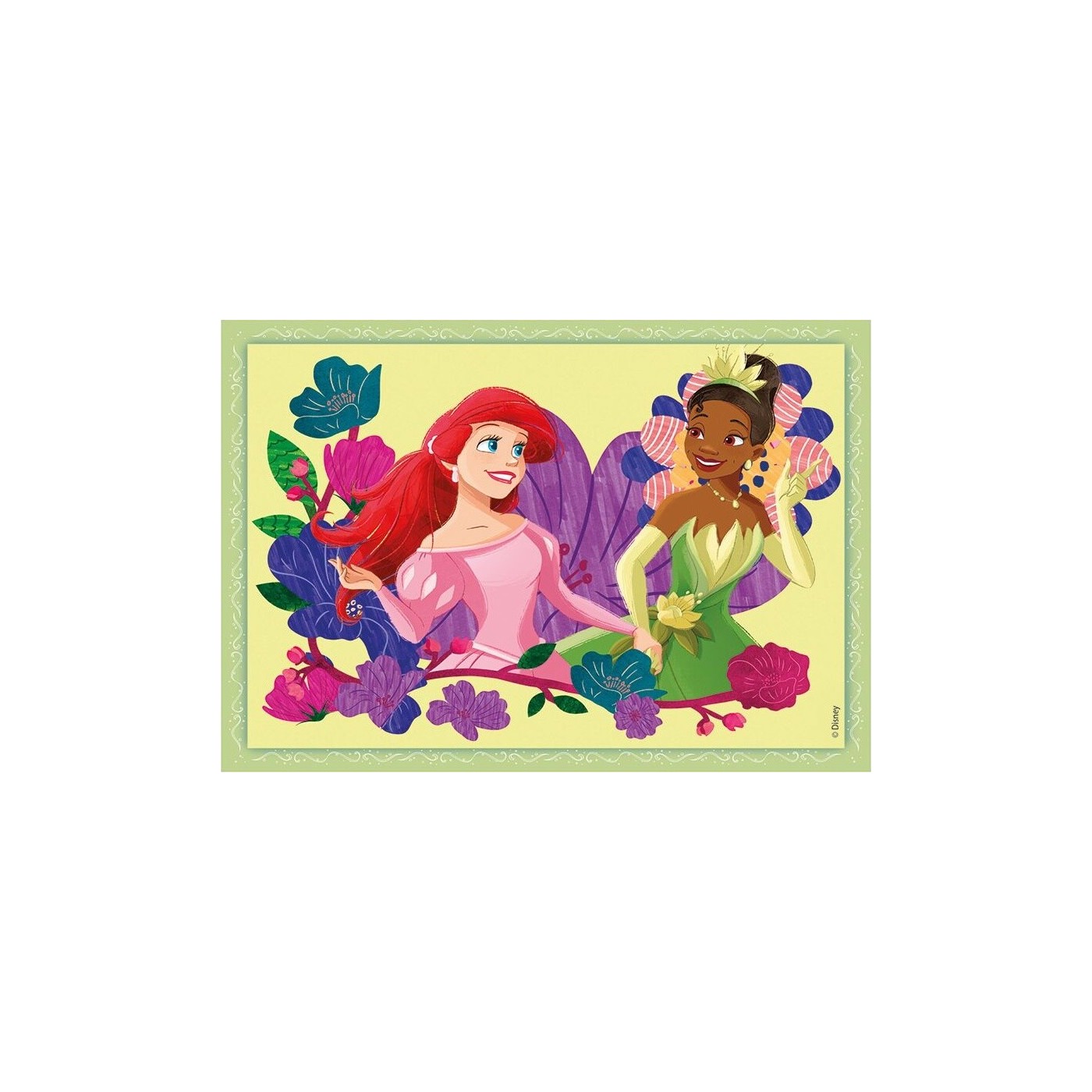 Clementoni Childrens Puzzle 4 In 1 Supercolor Disney Princesses 12-16 ...