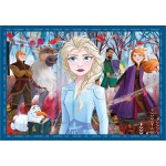 Clementoni Children's Puzzle 4 in 1 Supercolor Disney Frozen ii 12-16-20-24 pcs 1200-21518 8005125215188