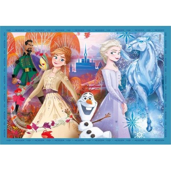 Clementoni Children's Puzzle 4 in 1 Supercolor Disney Frozen ii 12-16-20-24 pcs 1200-21518 8005125215188