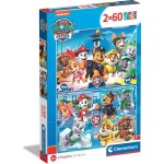 Clementoni Childrens Puzzle Supercolor Nickelodeon Paw Patrol 2X60 Pcs 1200-21617 8005125216178