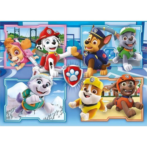 Clementoni Childrens Puzzle Supercolor Nickelodeon Paw Patrol 2X60 Pcs ...