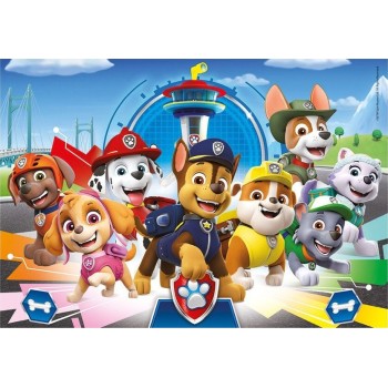 Clementoni παιδικό παζλ supercolor nickelodeon paw patrol 2x60 τμχ 1200-21617 8005125216178