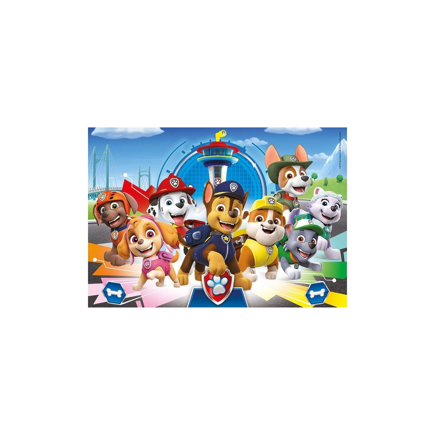 Clementoni Childrens Puzzle Supercolor Nickelodeon Paw Patrol 2X60 Pcs ...