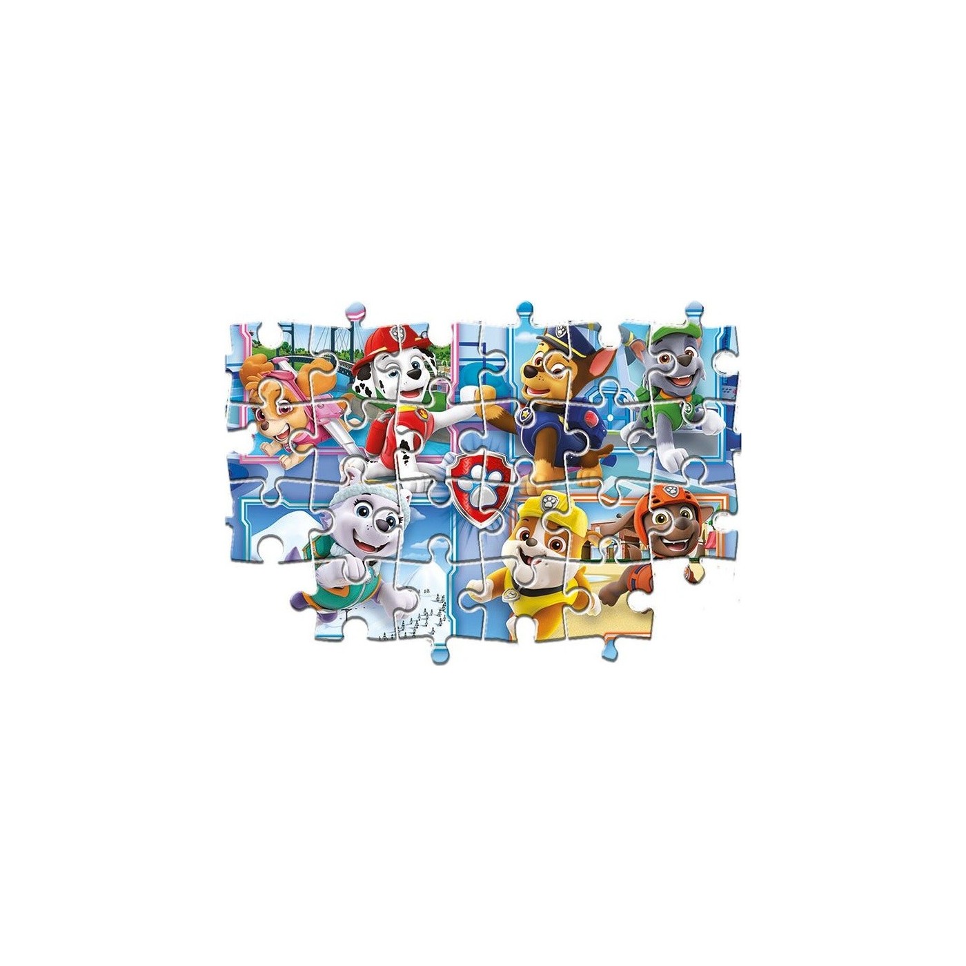 Clementoni Childrens Puzzle Supercolor Nickelodeon Paw Patrol 2X60 Pcs ...