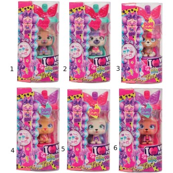 As company VIP Pets Series 3 Bow Power Collectible Doll With Incredibly Long Hair 1013-71496 8421134714960