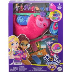 Mattel Polly Pocket Sloth Family 2-In-1 Τρέντι Τσαντάκι Βραδύποδας GKJ63 / HRD40 194735173709