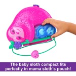 Mattel Polly Pocket Sloth Family 2-In-1 Τρέντι Τσαντάκι Βραδύποδας GKJ63 / HRD40 194735173709