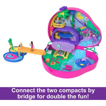 Mattel Polly Pocket Sloth Family 2-in-1 Purse Compact GKJ63 / HRD40 194735173709