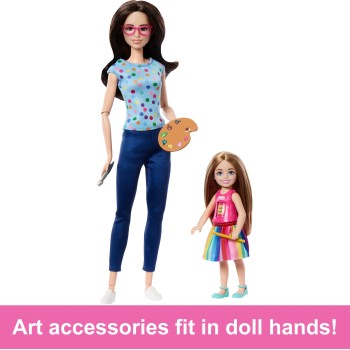 Mattel Barbie Kαι Chelsea Δασκάλα Καλλιτεχνικών HRG48 194735175888