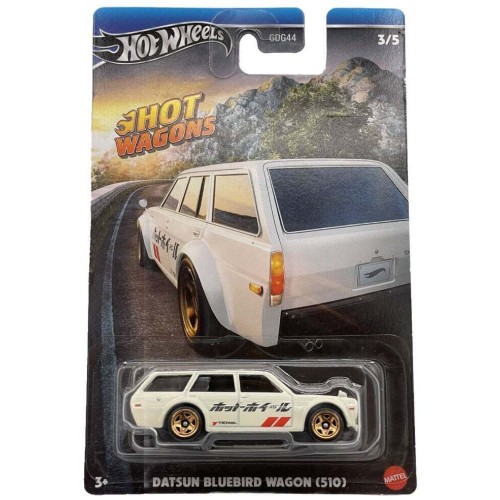 Mattel Hot Wheels - Hot Wagons, Datsun Bluebird Wagon (510) HWR56 / HRR88 194735184712