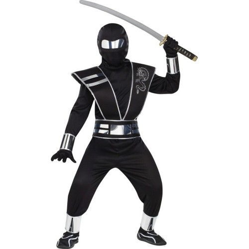 fun world Childrens Silver Ninja Costume 5152-2 5212007594498
