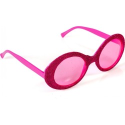fun world Fuchsia Glasses With Glitter 7969 5212007595242