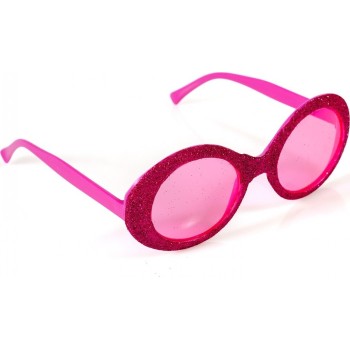 fun world Fuchsia Glasses With Glitter 7969 5212007595242