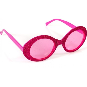 fun world Fuchsia Glasses With Glitter 7969 5212007595242