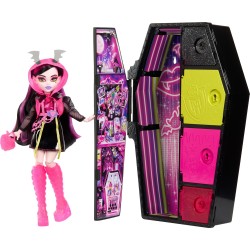 Mattel Monster High Skulltimate Secrets Neon Frights Draculaura Κούκλα HNF78 194735139361