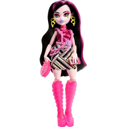 Mattel Monster High Skulltimate Secrets Neon Frights Draculaura Κούκλα HNF78 194735139361
