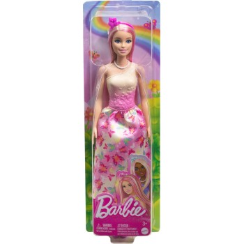 Mattel Barbie A Touch Of Magic Πριγκίπισσα - Ροζ Ανταύγιες HRR08 194735183609