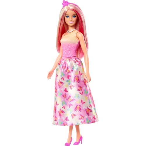Mattel Barbie A Touch Of Magic Πριγκίπισσα - Ροζ Ανταύγιες HRR08 194735183609