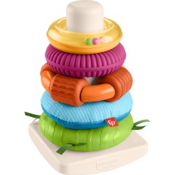 Mattel Sensory Rock-A-Stack Πυραμίδα (Πολλαπλές Αισθήσεις) HXK47 194735231881