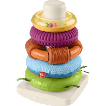 Mattel Sensory Rock-A-Stack Πυραμίδα (Πολλαπλές Αισθήσεις) HXK47 194735231881