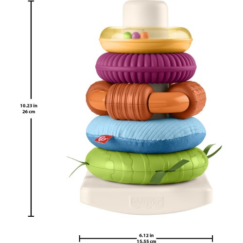 Mattel sensory rock-a-stack HXK47 194735231881
