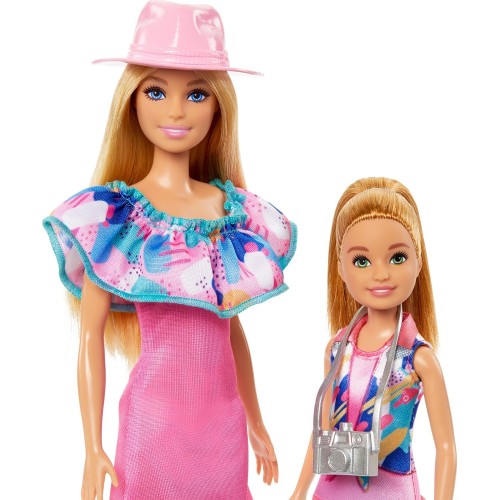 Mattel Barbie & Stacie Doll Set With 2 Pet Dogs & Accessories HRM09 194735180349