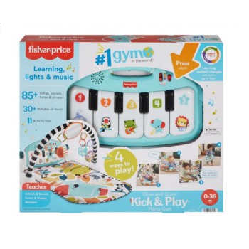 Mattel Kick And Play Piano Gym Εκπαιδευτικό Γυμναστήριο - Moυσικό Πιανάκι HWY55 194735224074