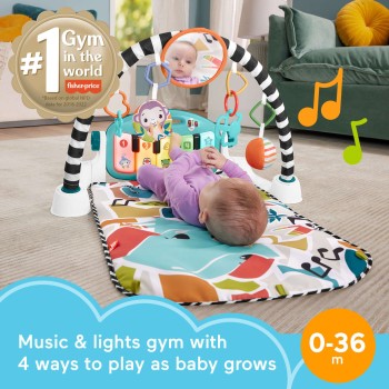 Mattel Kick And Play Piano Gym HWY55 194735224074