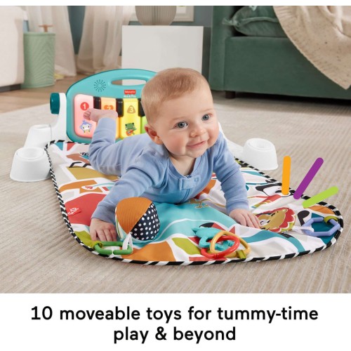 Mattel Kick And Play Piano Gym Εκπαιδευτικό Γυμναστήριο - Moυσικό Πιανάκι HWY55 194735224074