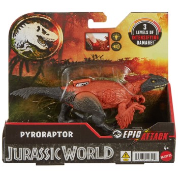 Mattel Jurassic World Epic Attack Pyroraptor HTP67 194735196012
