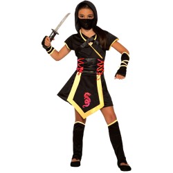 fun world Ninja Girl Halloween Costume 8 Years 5052-2 5212007555727