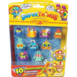 As company Superthings Μικροπλάσματα Secret Spies Blister 9+1 Φιγούρες 1013-61135 8431618013373