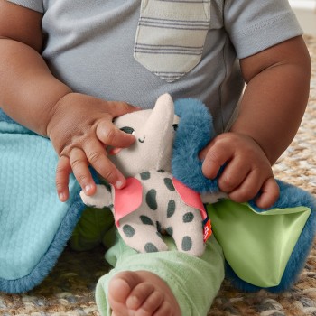 Mattel All Ears Lovey Plush Elephant HKD63 194735101597