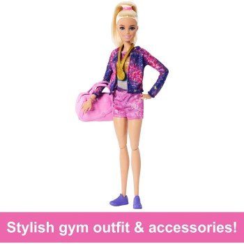 Mattel Barbie Gymnastics Playset HRG52 194735175895