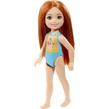 Mattel Barbie Club Chelsea Beach Doll Flamigo Suit GLN73 / GLN72 887961846386