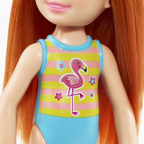 Mattel Barbie Club Chelsea Beach Doll Flamigo Suit GLN73 / GLN72 887961846386