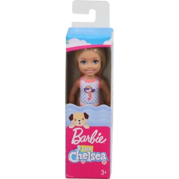 Mattel Barbie Club Chelsea Beach Doll Mermaid Print Suit GLN73 / GHV55 887961803242