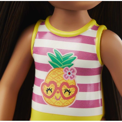 Mattel Barbie Club Chelsea Beach Doll Pineapple Suit GLN73 / GHV57 887961803259