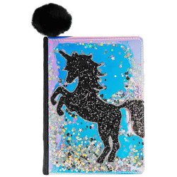 Gama Brands Glitter Diary And Pom Pom Bookmark - 1 Piece 14854136 4033866541369