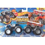 Mattel Hot Wheels Οχήματα Monster Trucks Σετ Των 2 FYJ64 887961705430