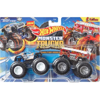 Mattel Hot Wheels Οχήματα Monster Trucks Σετ Των 2 FYJ64 887961705430