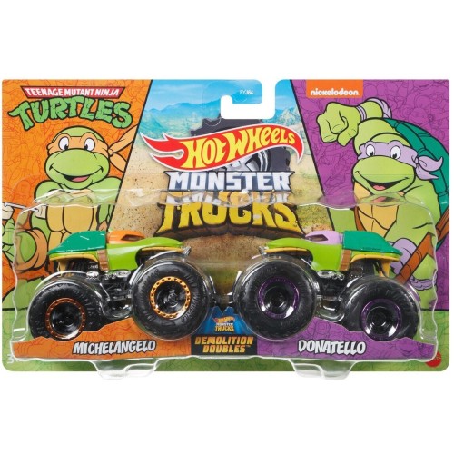 Mattel Hot Wheels Οχήματα Monster Trucks Σετ Των 2 FYJ64 887961705430